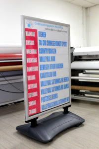 MuzeRijk stoepbord
