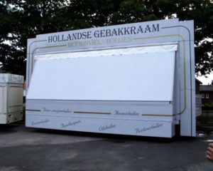 Belettering Hollanse gebakkraam Boeijen Oss